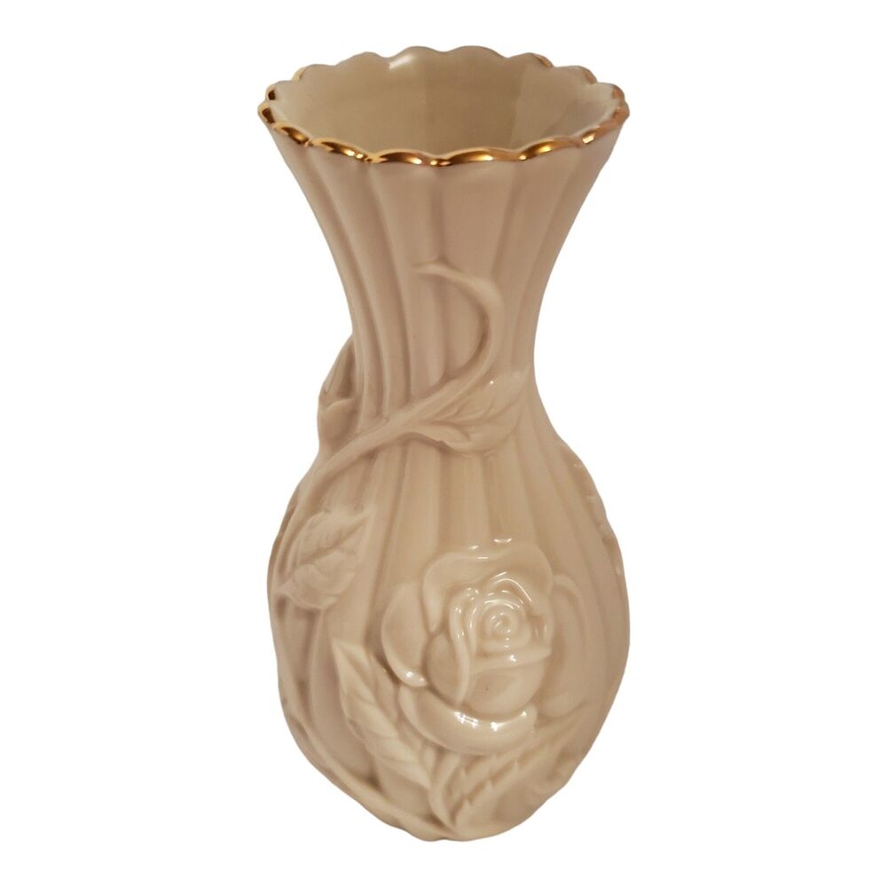 Lenox Rose Blossom Bud Vase 6"
